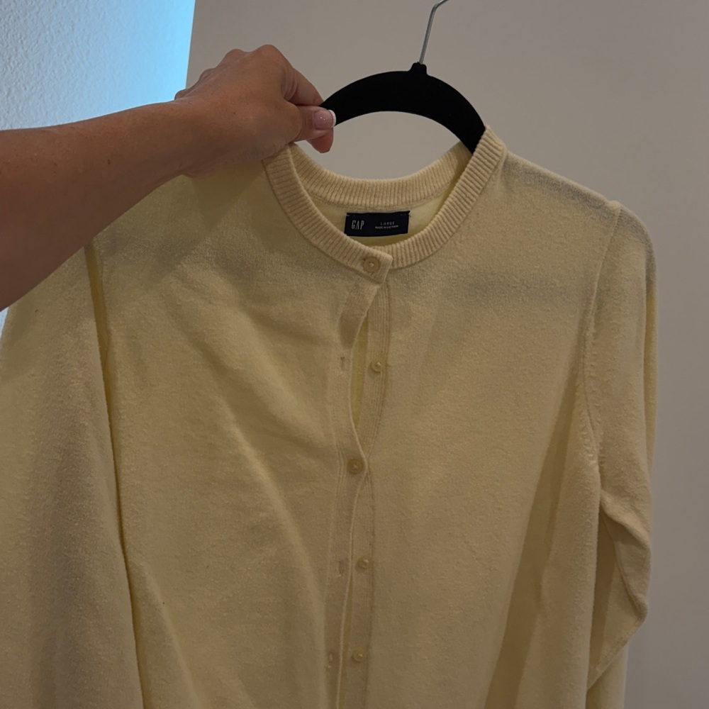 Yellow Gap Cardigan